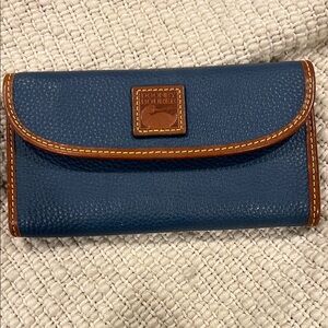 Dooney & Bourke Blue Leather Wallet
